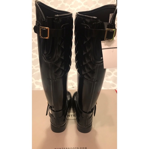 women's refined adjustable quilted tall riding boots